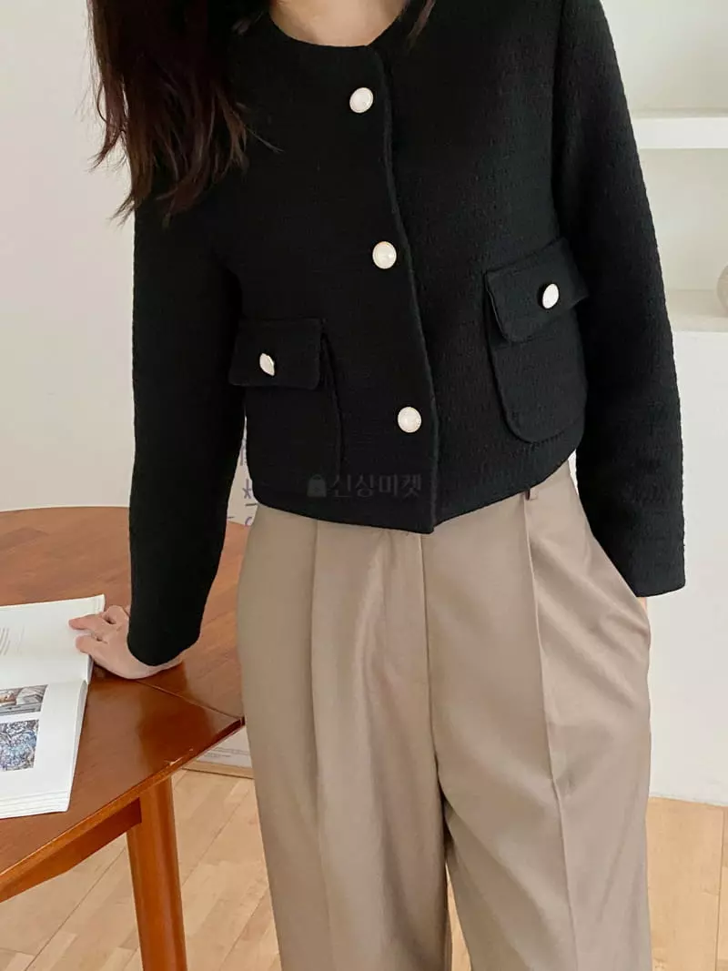 Ame - Korean Women Fashion - #womensfashion - Road Twid Jacket - 7