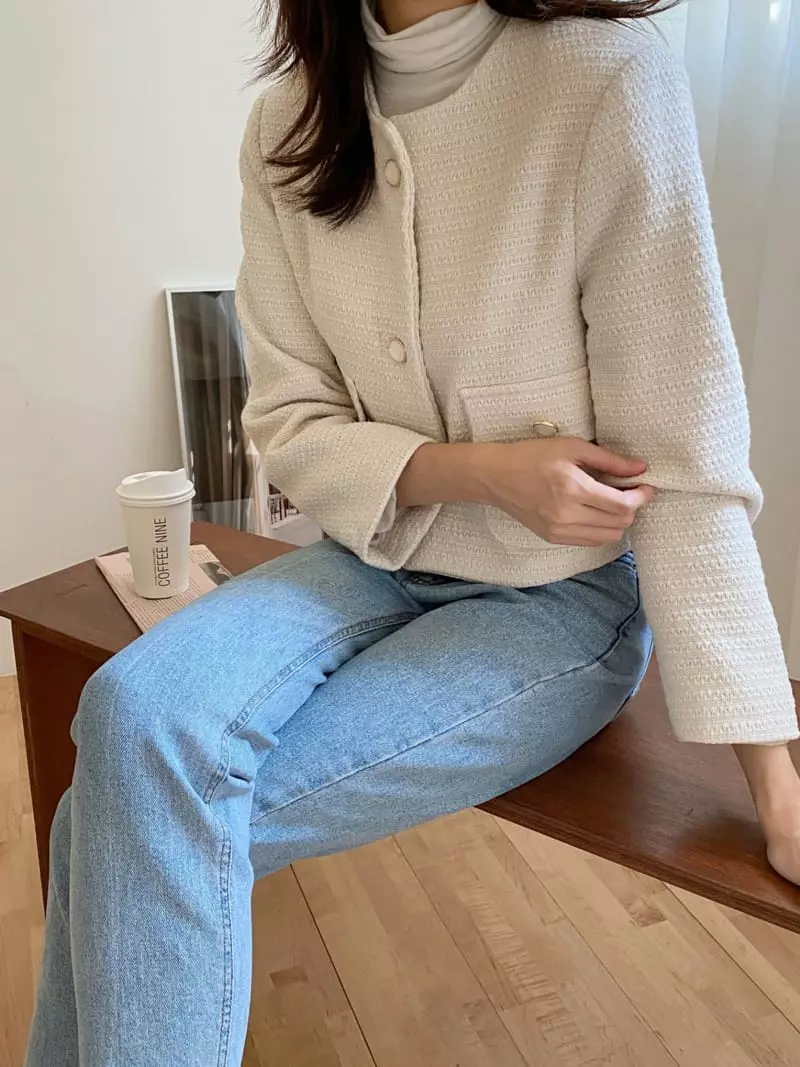 Ame - Korean Women Fashion - #womensfashion - Road Twid Jacket - 9