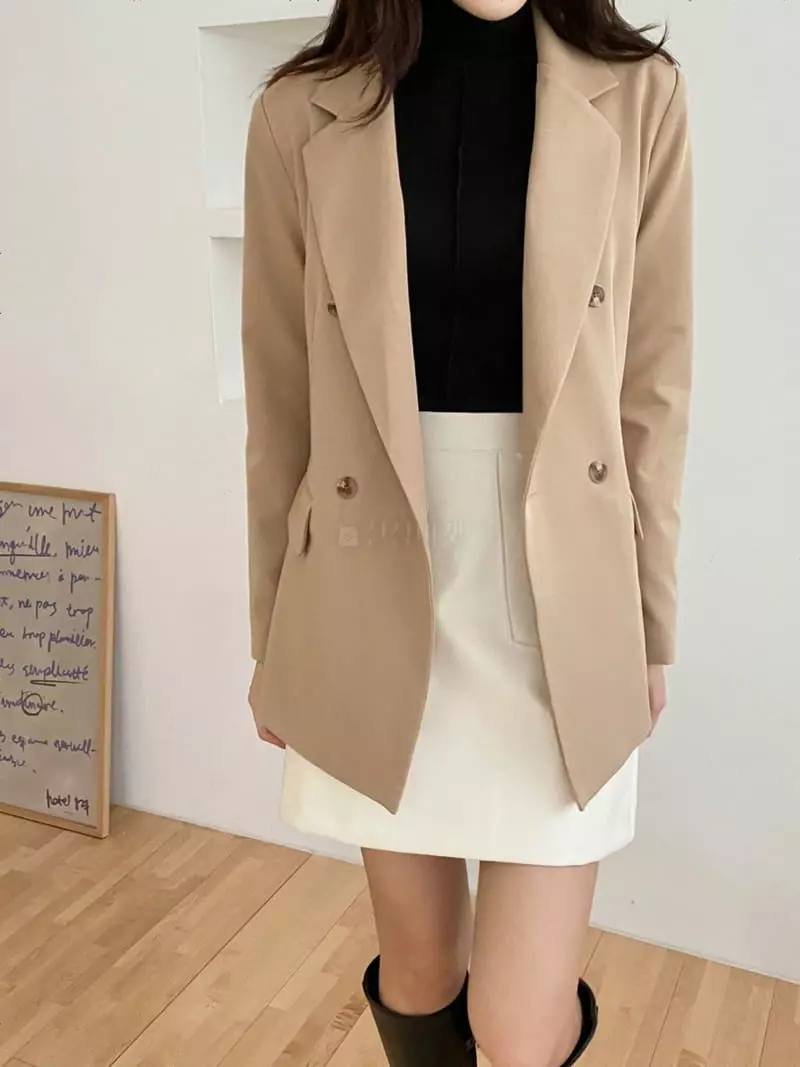 Ame - Korean Women Fashion - #womensfashion - Line Jacket - 2