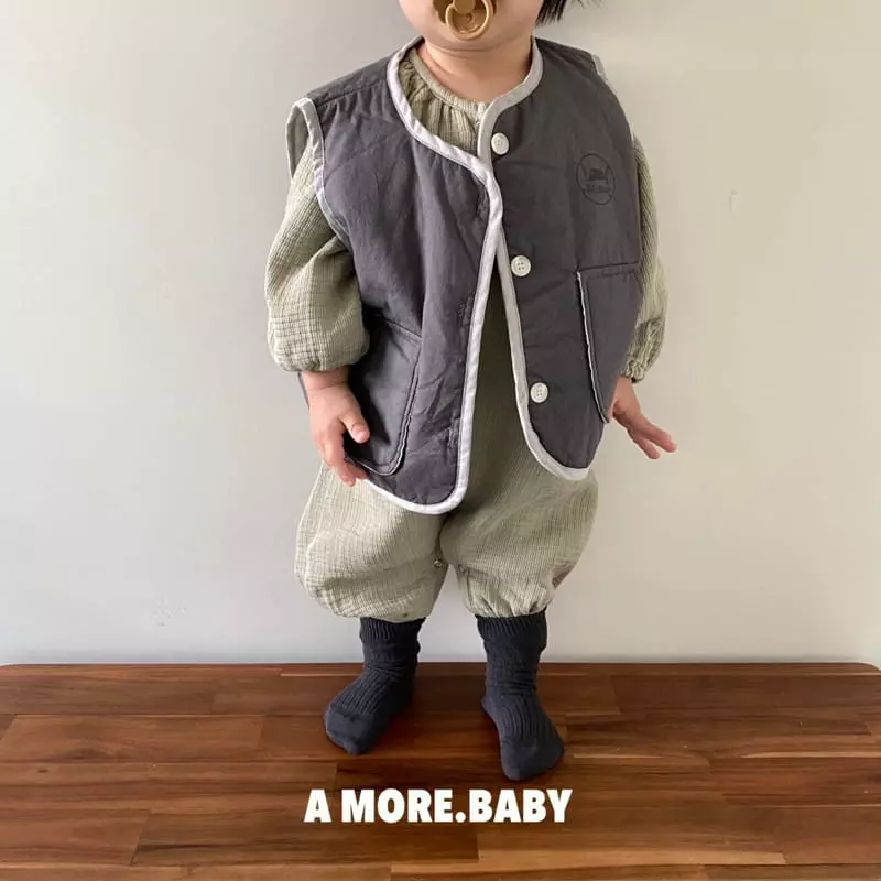 Amore - Korean Baby Fashion - #babyfever - Bebe Triangle Bodysuit - 10