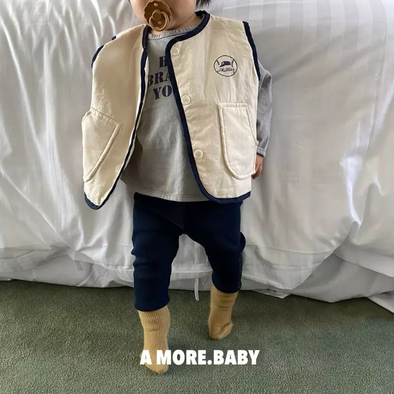 Amore - Korean Baby Fashion - #babywear - Bebe Base Vest