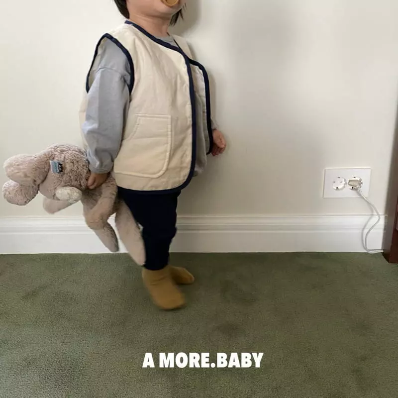 Amore - Korean Baby Fashion - #onlinebabyboutique - Bebe Base Vest - 2