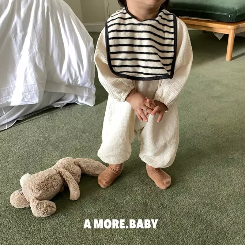 Amore - Korean Baby Fashion - #onlinebabyshop - Bebe Terry Bib - 2