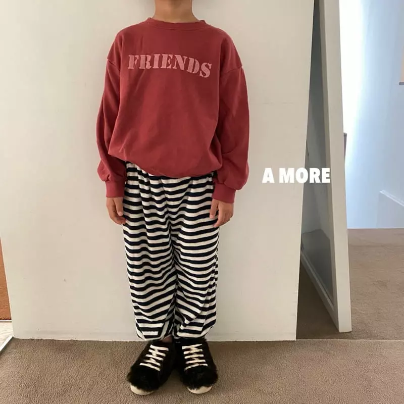 Amore - Korean Children Fashion - #designkidswear - Friend Sweatsdhirt