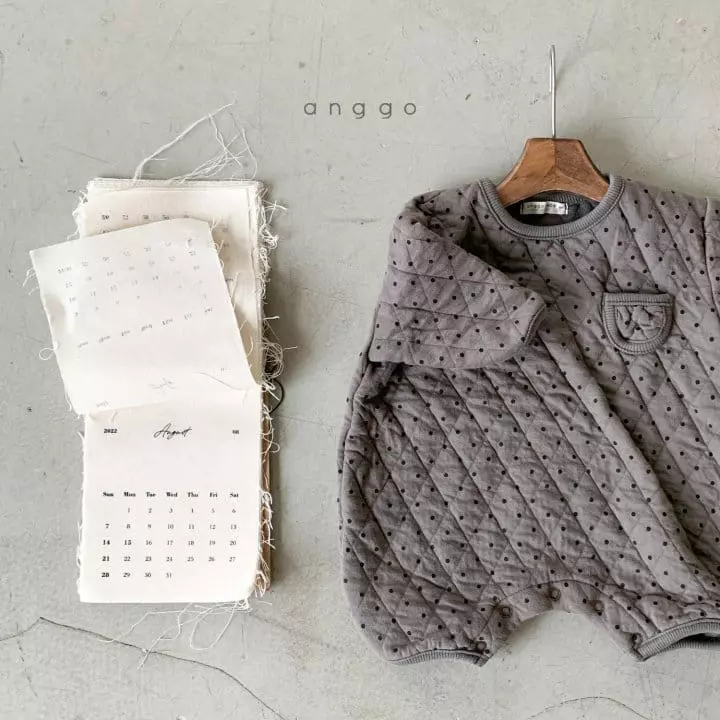 Anggo - Korean Baby Fashion - #babygirlfashion - Choco Chip Bodysuit Bebe - 4