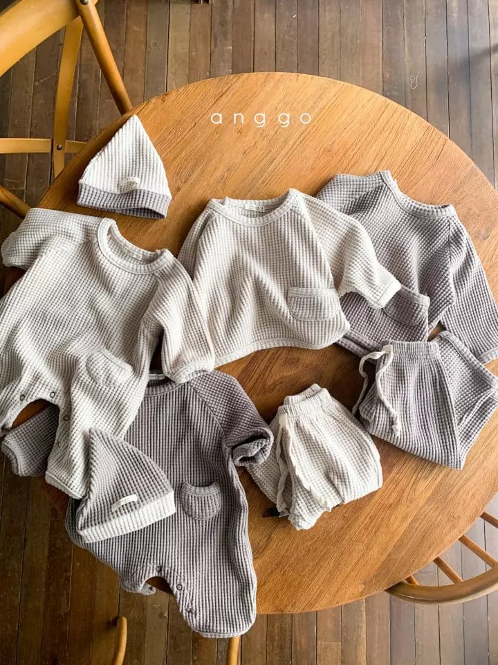 Anggo - Korean Baby Fashion - #onlinebabyboutique - Mon Blan Bodysuit Bebe - 6