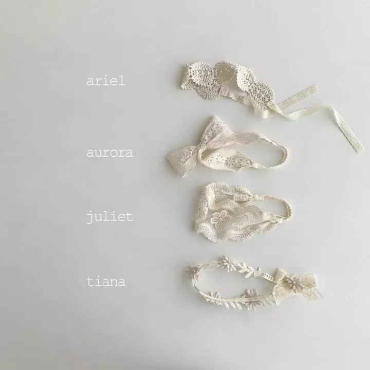 Anggo - Korean Baby Fashion - #onlinebabyboutique - Anggo Lace Hairband aurora tiana