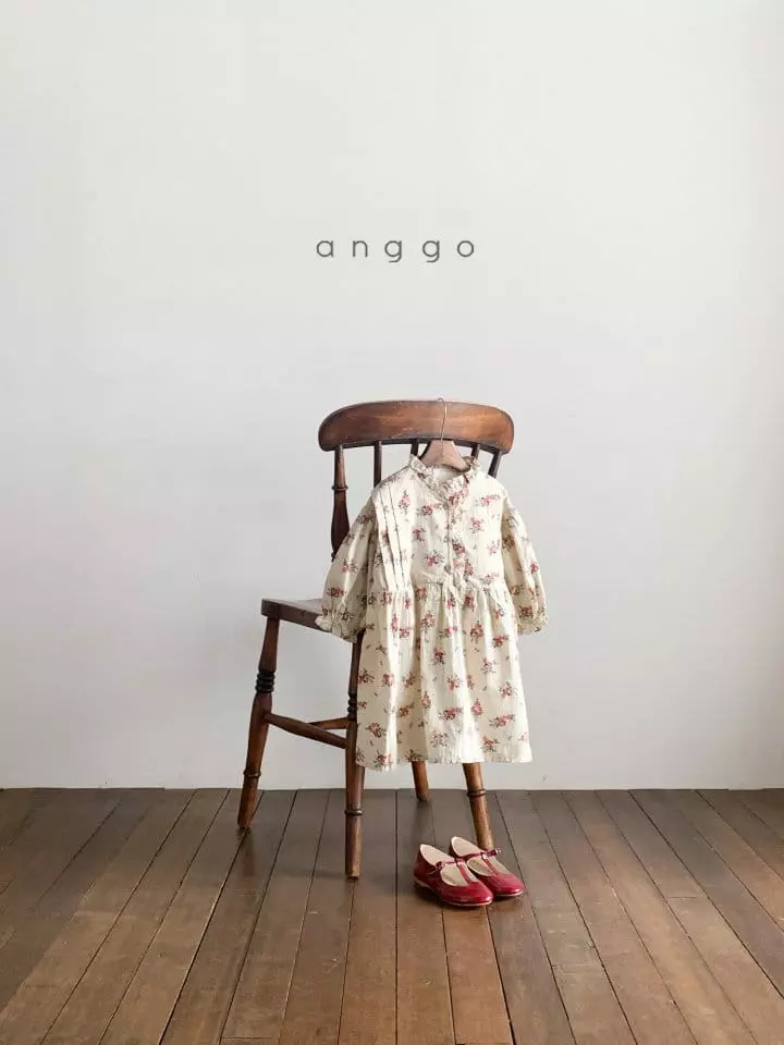 Anggo - Korean Children Fashion - #childofig - Milk Latte One-piece Beige - 8
