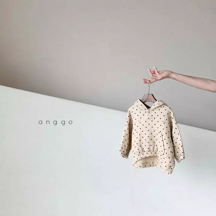 Anggo - Korean Children Fashion - #childrensboutique - Frazzle Anorak cream denim - 5