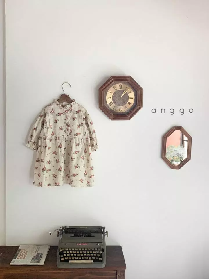 Anggo - Korean Children Fashion - #kidsstore - Milk Latte One-piece Beige