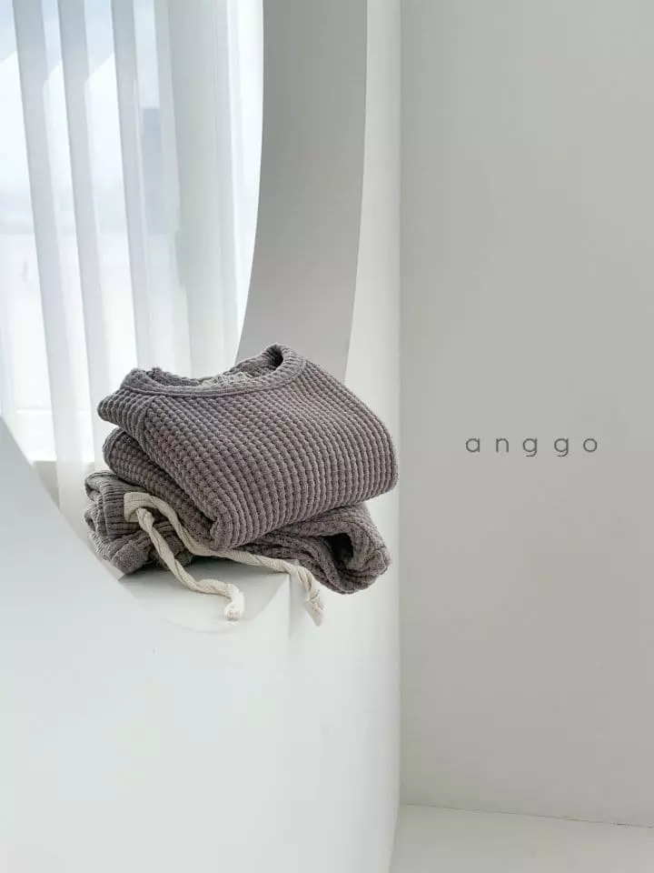Anggo - Korean Children Fashion - #kidsstore - Mon Blan Top Bottom Set - 4