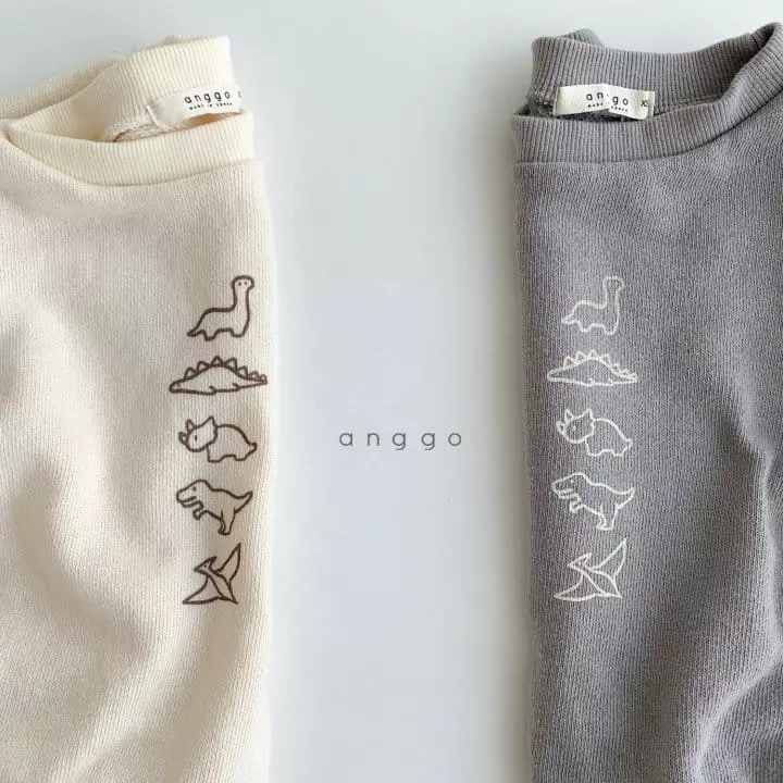 Anggo - Korean Children Fashion - #kidzfashiontrend - Dino Dino Sweatshirt