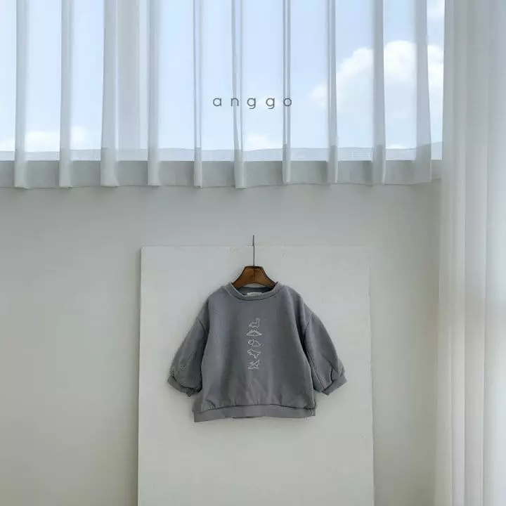 Anggo - Korean Children Fashion - #minifashionista - Dino Dino Sweatshirt - 5