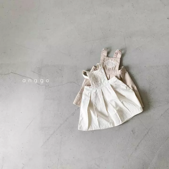 Anggo - Korean Children Fashion - #prettylittlegirls - Lemon Cream One-piece - 8