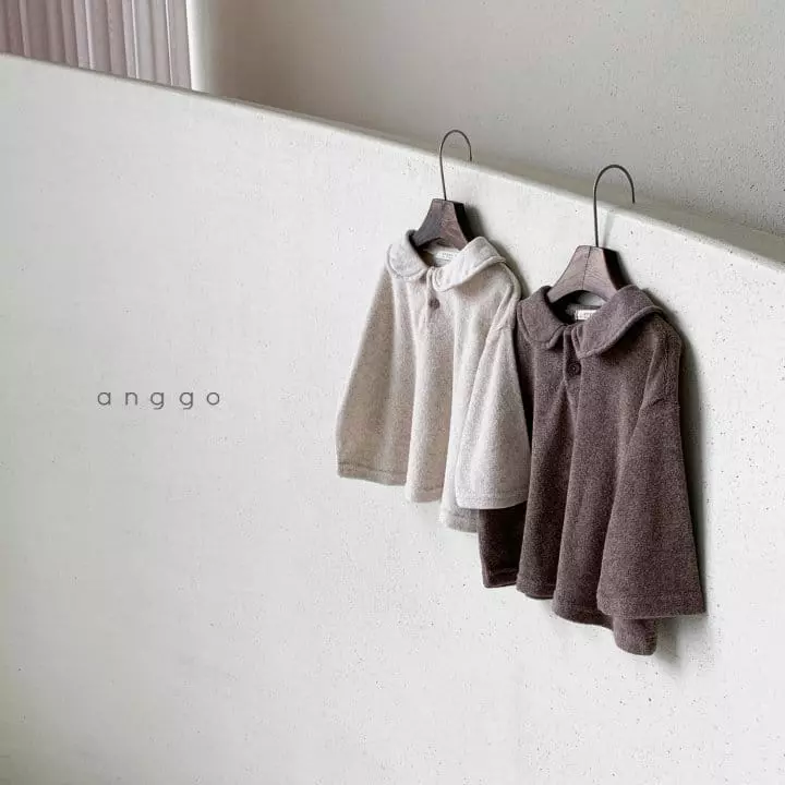 Anggo - Korean Children Fashion - #prettylittlegirls - Brownie Collar Tee - 7