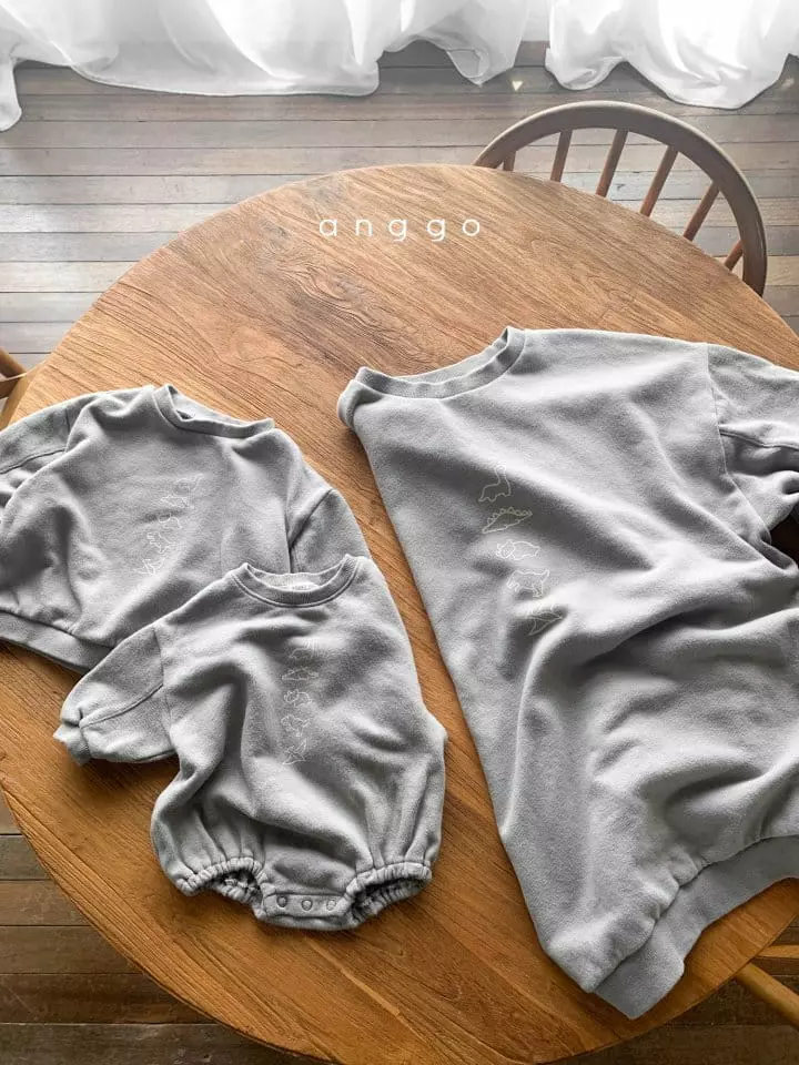 Anggo - Korean Women Fashion - #momslook - Dino Dino Sweatshirt Mom - 3