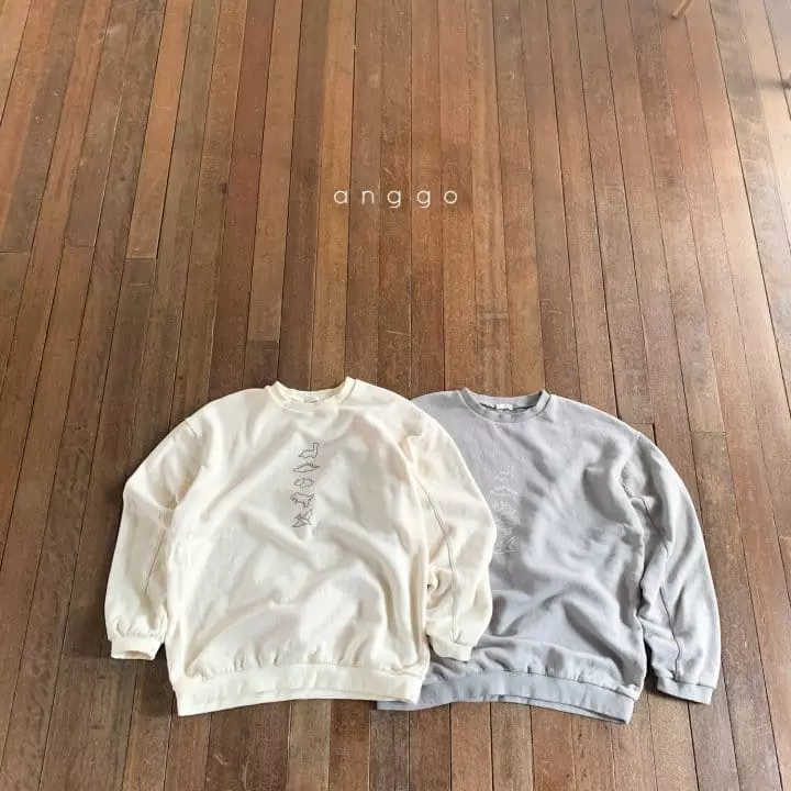 Anggo - Korean Women Fashion - #momslook - Dino Dino Sweatshirt Mom - 4