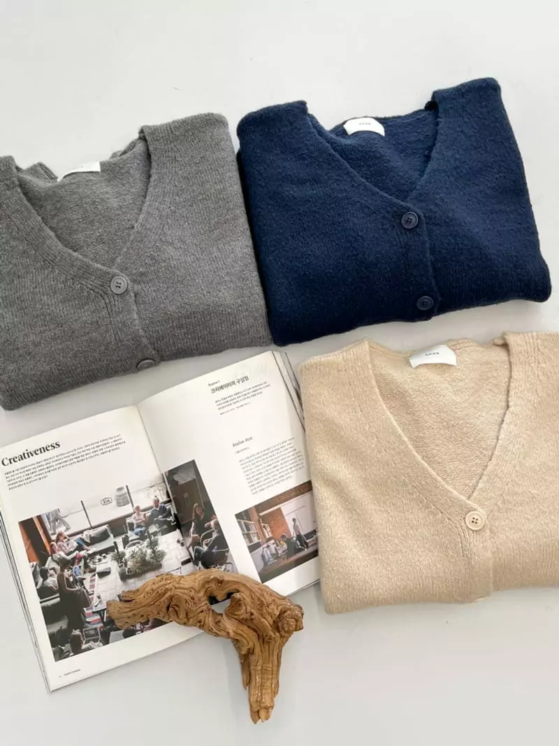 Anne - Korean Women Fashion - #momslook - Cappuccino Cardigan
