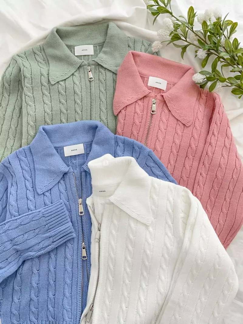 Anne - Korean Women Fashion - #momslook - Charming Two Way Cardigan