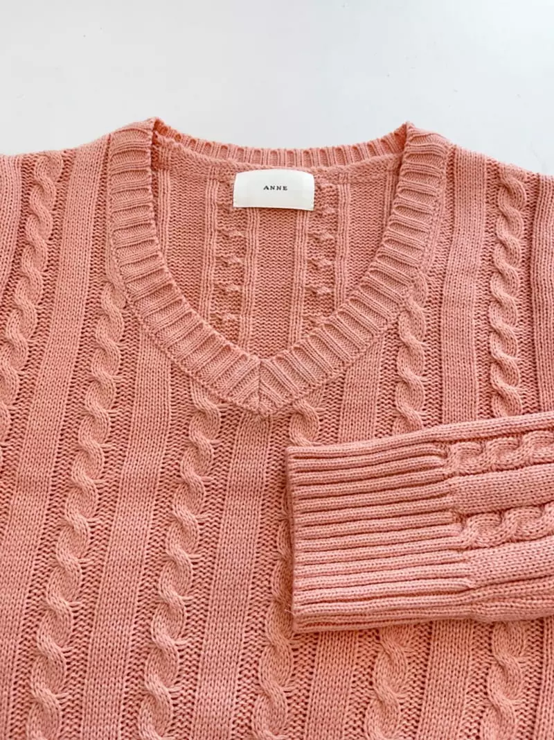Anne - Korean Women Fashion - #momslook - Ella Twist Knit Tee - 3