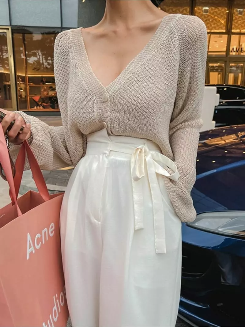 Anne - Korean Women Fashion - #momslook - Summer Cardigan - 2