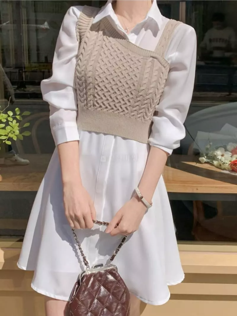 Anne - Korean Women Fashion - #shopsmall - Live Twist Sleeveless - 4