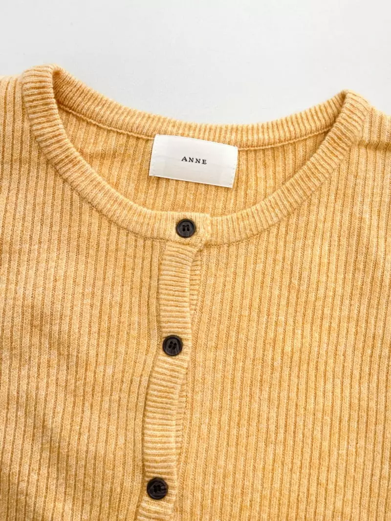 Anne - Korean Women Fashion - #vintagekidsstyle - Butter Rib Cardigan - 3