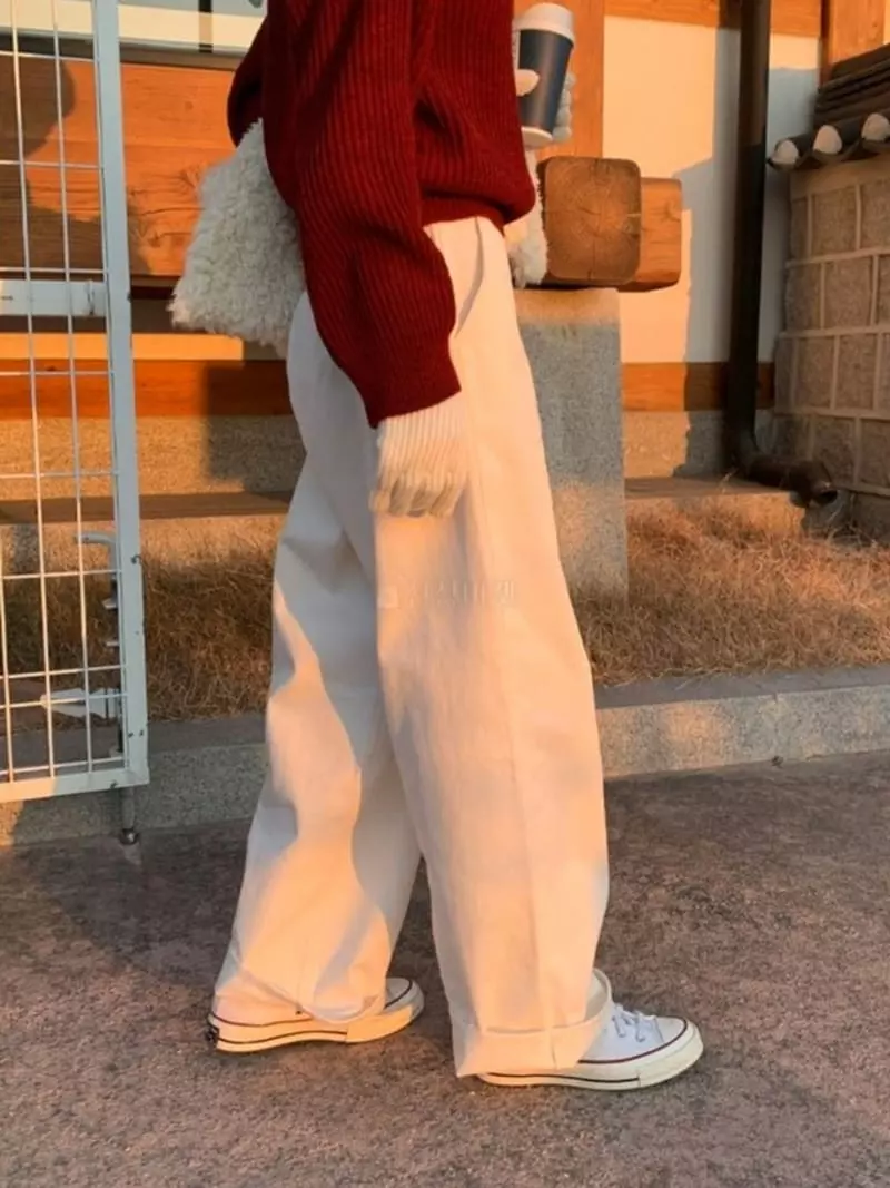 Anne - Korean Women Fashion - #womensfashion - Wide Pants - 2