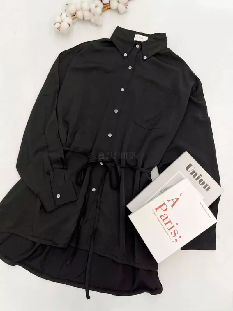 Anne - Korean Women Fashion - #womensfashion - Shatin Shirt - 2