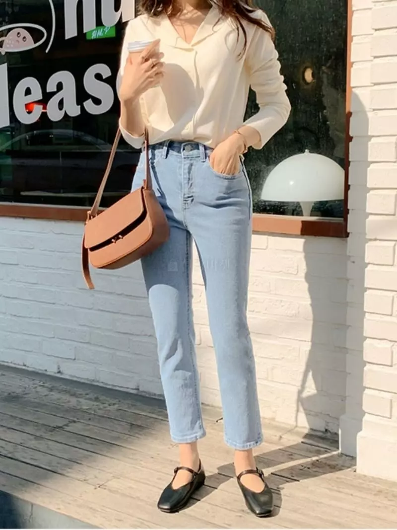 Anne - Korean Women Fashion - #womensfashion - Berni Collar Knit Tee - 2