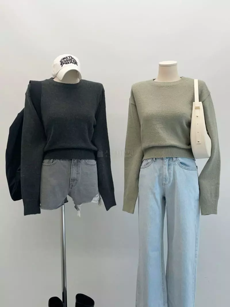 Anne - Korean Women Fashion - #womensfashion - Nijou Knit Tee