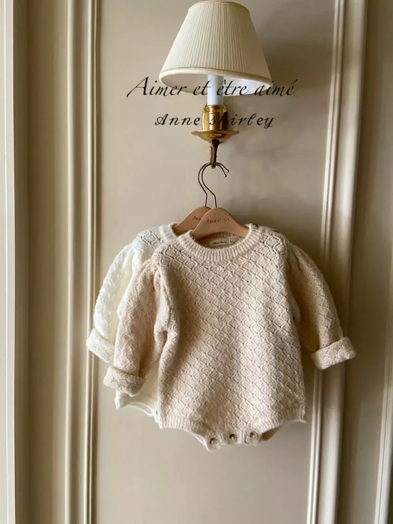 Anne Shirley - Korean Baby Fashion - #babygirlfashion - Malang Collar Bodysuit Set - 6
