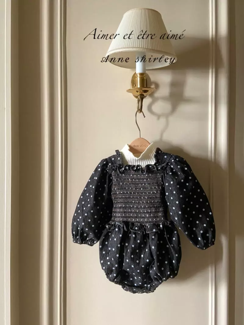 Anne Shirley - Korean Baby Fashion - #babyootd - Jane Denim Smocked Bodysuit - 7