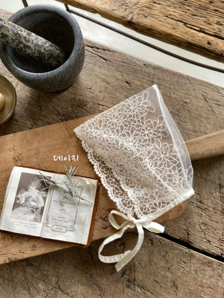 Anne Shirley - Korean Baby Fashion - #babyootd - Lace Bonnet - 8