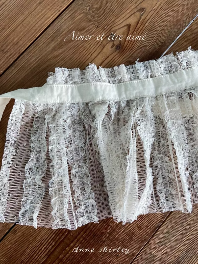 Anne Shirley - Korean Baby Fashion - #babyoutfit - Lace Wrap Apron