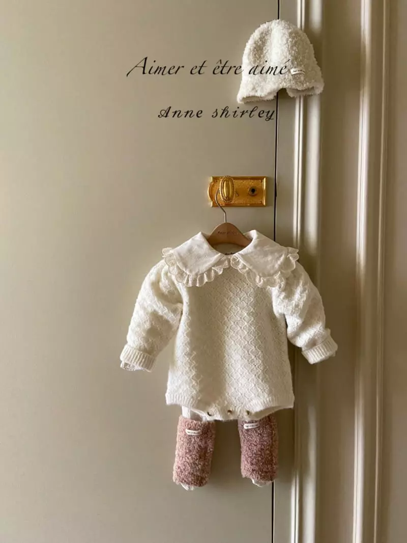 Anne Shirley - Korean Baby Fashion - #babyoutfit - Malang Collar Bodysuit Set - 10