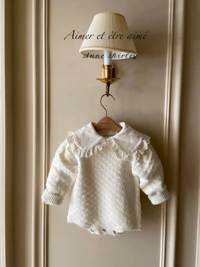 Anne Shirley - Korean Baby Fashion - #babyoutfit - Malang Collar Bodysuit Set - 11