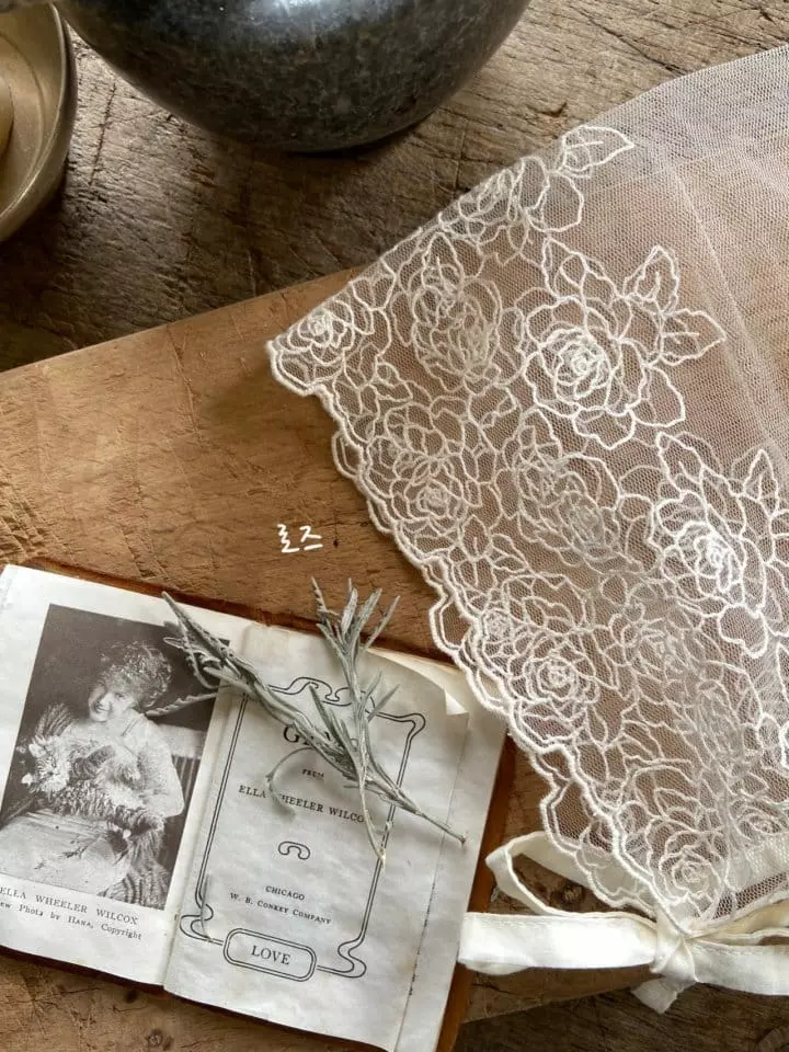 Anne Shirley - Korean Baby Fashion - #babyoutfit - Lace Bonnet - 9