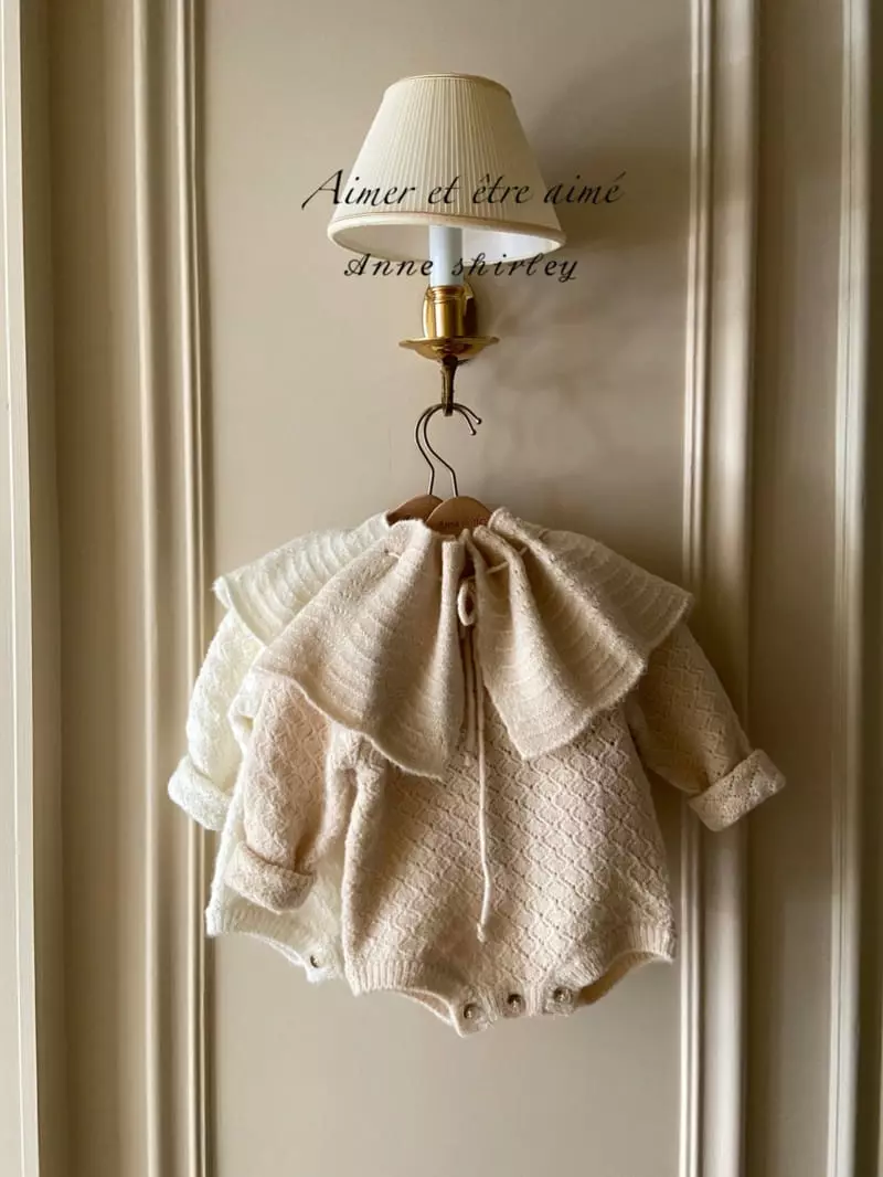 Anne Shirley - Korean Baby Fashion - #babywear - Malang Collar Bodysuit Set - 12