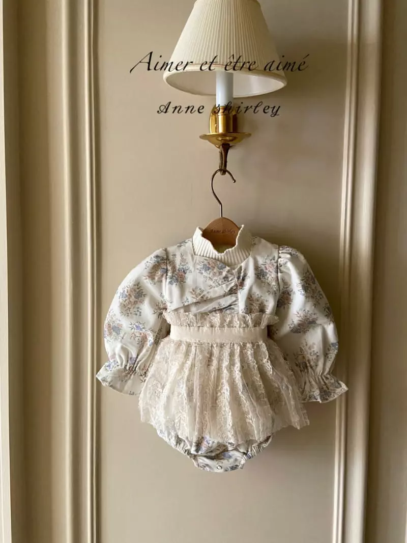 Anne Shirley - Korean Baby Fashion - #onlinebabyboutique - Lace Wrap Apron - 3