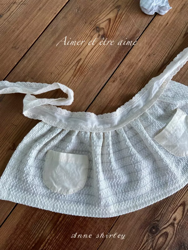Anne Shirley - Korean Baby Fashion - #onlinebabyshop - Pocket Apron - 3