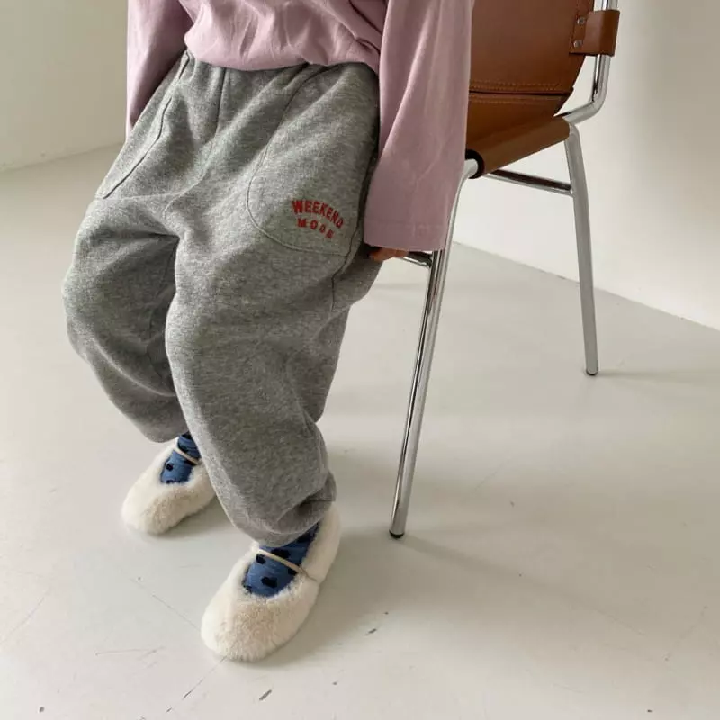 Apfel - Korean Children Fashion - #childrensboutique - Weekend Pants
