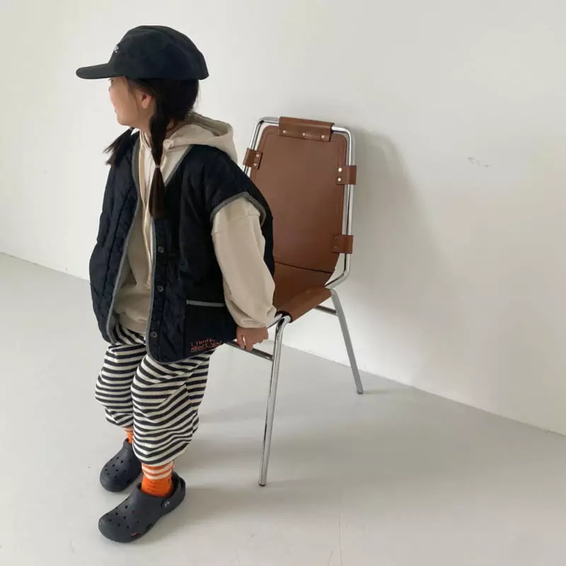 Apfel - Korean Children Fashion - #designkidswear - About Denim Vest - 6