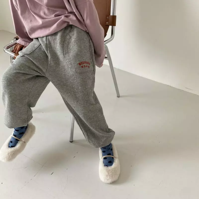 Apfel - Korean Children Fashion - #designkidswear - Weekend Pants - 2
