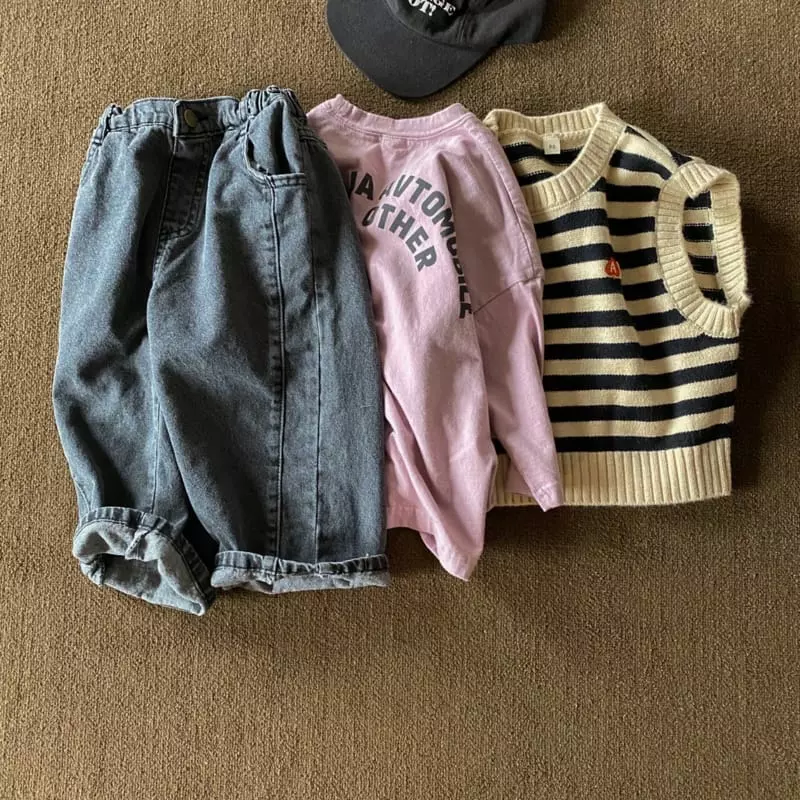 Apfel - Korean Children Fashion - #discoveringself - Well Knit Vest - 8