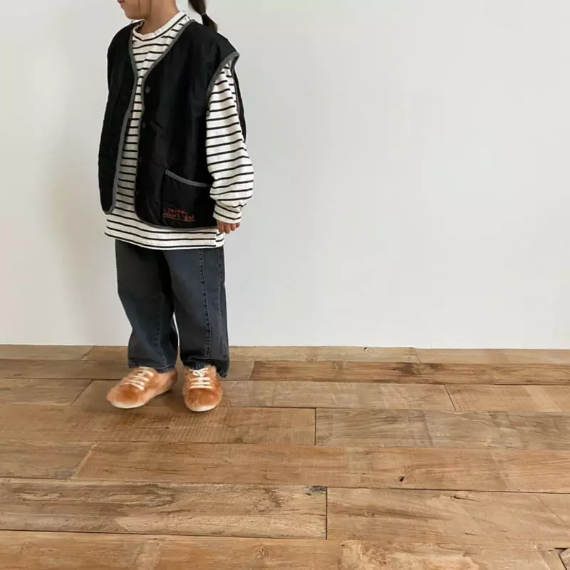 Apfel - Korean Children Fashion - #fashionkids - About Denim Vest - 8