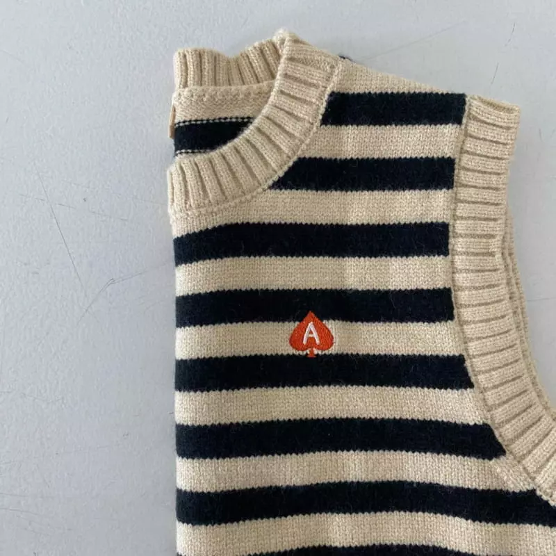 Apfel - Korean Children Fashion - #kidsshorts - Well Knit Vest - 10