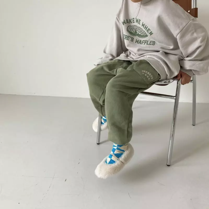 Apfel - Korean Children Fashion - #kidsstore - Waffle Sweatshirt