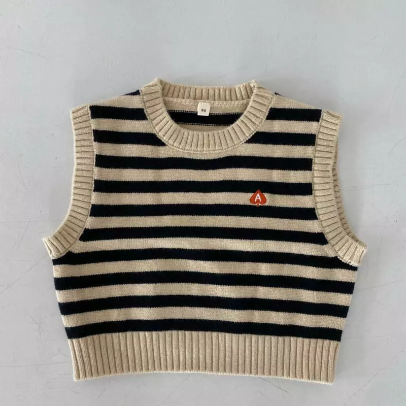 Apfel - Korean Children Fashion - #kidsstore - Well Knit Vest - 11
