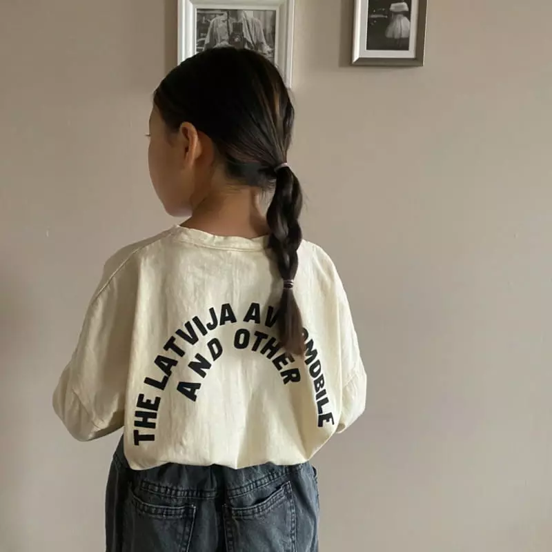 Apfel - Korean Children Fashion - #kidzfashiontrend - And Long Tee - 6